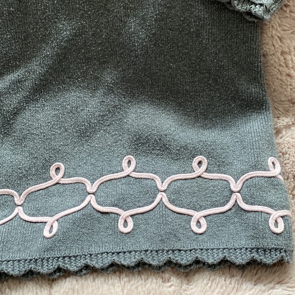 Grey & Pink Sweater Dress - Picture 3 of 4